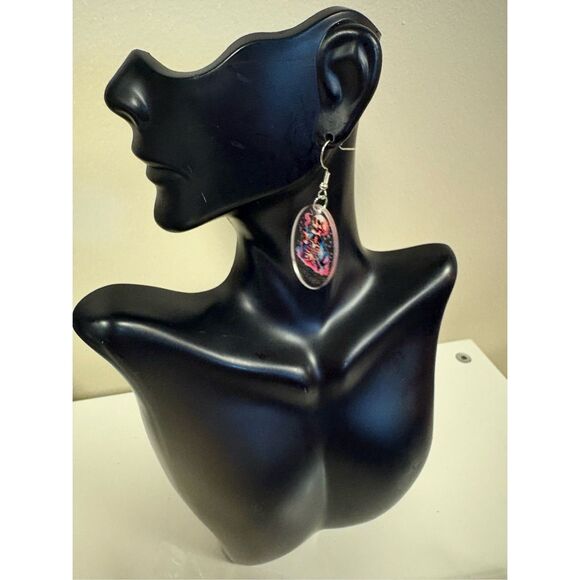 Sugar Skull Statement Earrings - Picture 1 of 3